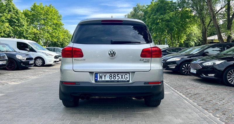 Volkswagen Tiguan cena 49800 przebieg: 98604, rok produkcji 2013 z Warszawa małe 326